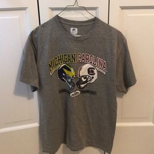 Michigan vs South Carolina Outback Bowl T Shirt